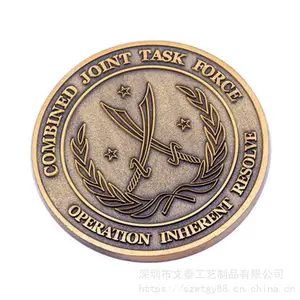 镀金镀银定制 公司庆典纯银 同学会创意纪念章 外贸古铜