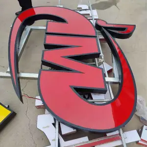 手机店5G门头招牌发光字桌面移动落地立体双面广告景观字