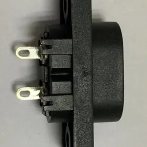 焊线C8插座之ST-A03-002M-S无卤无红磷C8八字形电源插座用于充电器适配器