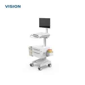 VISION 23088|可升降显示器护理推车 带抽屉 / 垃圾桶查房台车