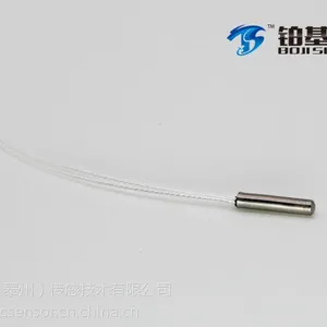 3D打印机铂电阻温度传感器pt100 pt1000德国贺利氏进口元件 聚四氟引出线 铂基定制出品