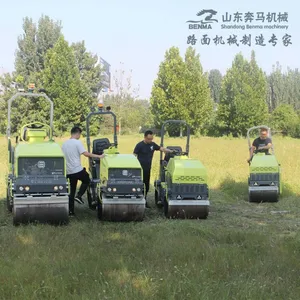 厂家直供1吨压路机 bmy1000型双钢轮压路机