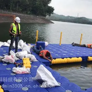 高承载力优质加厚浮筒快艇码头 海上浮桥 钓鱼养殖网箱质保五年