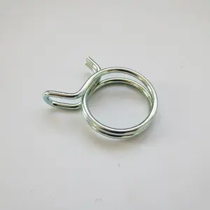 洗衣机用31.5mm 单钢丝手捏卡箍 双钢丝软管卡箍