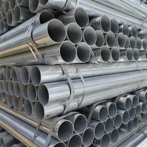 镀锌管 建筑集装箱管材 Q195镀锌钢管 4寸*3.75mm 钢材市场发货
