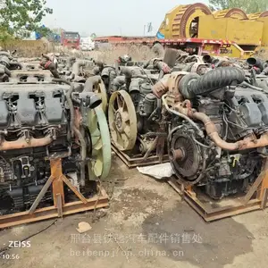 奔驰泵车发动机总成 拆车件 事故车配件 奔驰消防车发动机