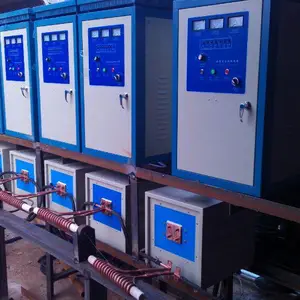 ���������ֽ���ͷѡ50KW��Ƶ���Ȼ������Ƹ�Ӧ�����豸�ֽ����¯����װ