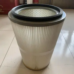 椭圆除尘滤筒通风设备除尘过滤可做防静电覆膜阻燃材质