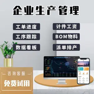 管家婆工贸ERP 进销存财务生产管理 制造加工行业软件 手机报工进度