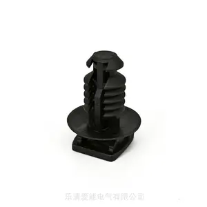汽车螺旋卡扣 线束扎带连接器卡扣,胡连螺纹头线卡FT9