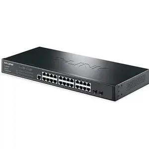 TP-LINK TL-SG3226 24口千兆2口光纤SFP 二层网管中心交换机