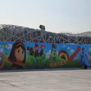 UV刀刮布画面定制 材料厚实耐用 抗风防撕裂 画面饱和度高 色彩棒