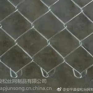 俊松优质镀锌丝勾花网厂家供应