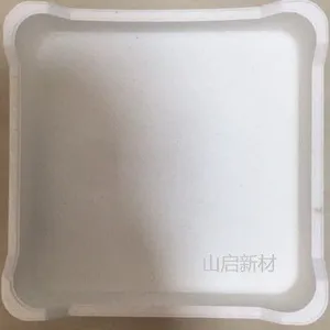 河北山启厂家 优质白色耐高温耐腐蚀耐酸碱三元锂匣钵 刚玉三元堇青石匣钵耐火材料