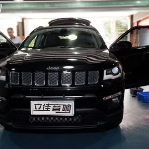 Jeep指南者改装升级惠威套装喇叭惠威功放漳州立佳汽车音响