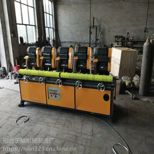 大型圆管抛光机 逆鳞 多工位外圆抛光机