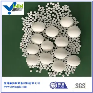 球磨机料球水配比 高铝球石大小球配比 压制成型耐磨陶瓷球 氧化铝球