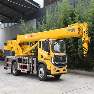 四通工程吊车 12吨国六东风华神汽车吊 小型起重机