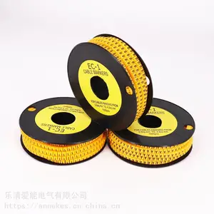 数字号码管4线号管PVC记号管2.5套线管6标识管1卷1.5平方0-9/A-Z