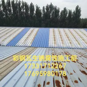 车间彩钢板喷漆维护彩钢瓦清洗刷油漆保养彩钢板防腐喷漆施工