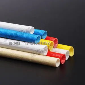 内胶外纤管硅橡胶管 玻璃纤维管防火阻燃双层管耐高温管