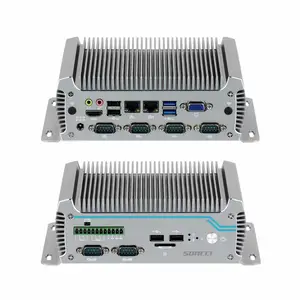 SONCCI 索奇S4000C6 双网口6串口GPIO 全封闭静音无风扇嵌入式工控机