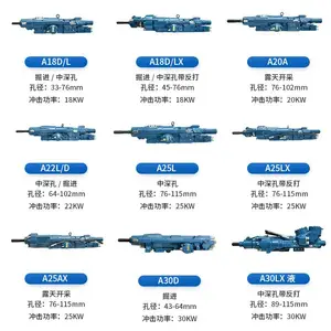 A系列凿岩机沃思德从18kW到30kW覆盖中深孔掘进露天作业