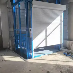 库房厂房专用升降货梯 导轨式链条升降机 货物提升机防坠平台