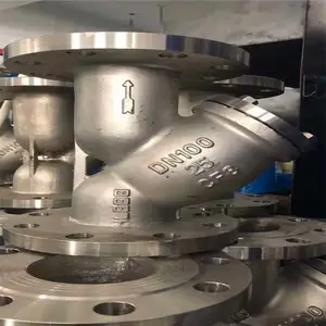 沙洋县机电市场不锈钢304材质Y型过滤器GL41H-16PDN250蒸汽导热油304不锈钢