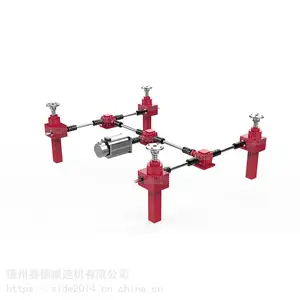 赛德螺旋滚珠升降机SJB涡轮蜗杆立式手摇丝杆升降机