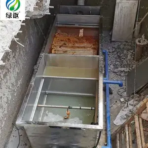 酒店餐饮饭堂宾馆厨房隔油池生产厂家 绿森油水分离设备 隔油池