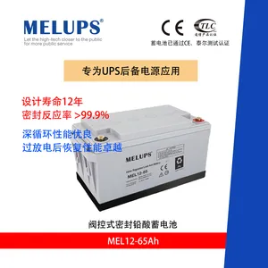 MELUPS 12V65Ah UPS电源免维护铅酸蓄电池