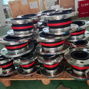 ELAFLEX ERV 膨胀节由模制单轴橡胶波纹管组成的弹性管道连接器