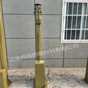 伸缩接闪器铝合金伸缩杆 升降式避雷针雷达天线升降杆避雷塔厂家