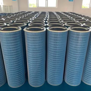 厂家供应325*1000六耳快拆阻燃除尘滤筒激光切割机滤筒