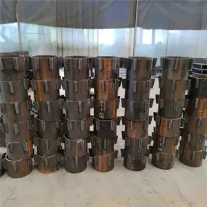 开口钢桩尖 建筑桩基配件 非标加厚钢板桩尖加工