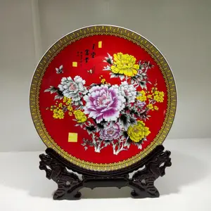 定做青花大瓷盘,装饰摆设大瓷盘,景德镇大盘子订做厂家
