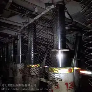 聚隆 煤矿立柱防护网 钢丝绳煤矿液压支护防护网 柔性可伸缩防护网