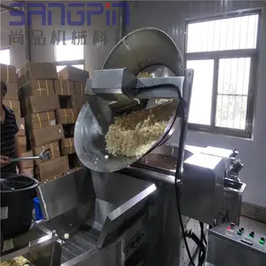 薯片油炸锅厂家 马铃薯片油炸流水线 薯片油炸机不锈钢材质