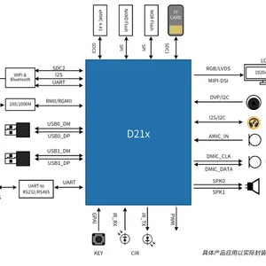 匠芯创RISC-V D211BBV芯片:内置64MB DDR2,H.264解码,支持1080p