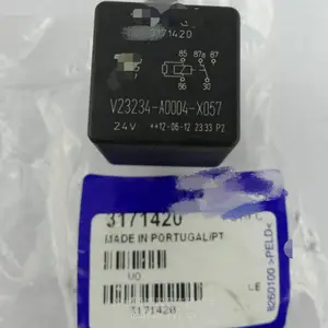 3171420 五插继电器 24V 适配 V23234-A0004-X057 带电阻 40A
