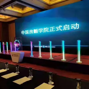 深圳万兴启动仪式亮灯手印台启动浇灌干冰小树苗升牌品牌启动干冰台