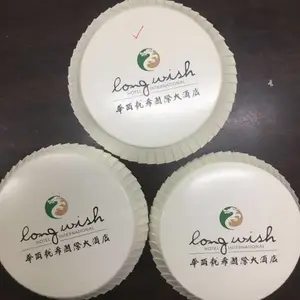 宾馆酒店一次性吸水杯垫杯盖 花边杯垫杯盖 定制logo 批发