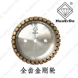 华尔德全齿金刚石砂轮 全齿金刚轮 双边机1号2号轮 玻璃机械磨轮