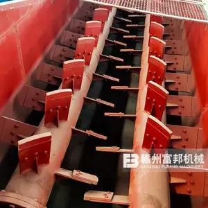 沙包土双螺旋清洗机器设备 定制盐底料槽式分选设备