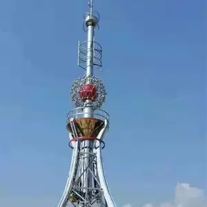 信丰设计制作销售楼顶工艺塔、不锈钢工艺塔、避雷工艺塔