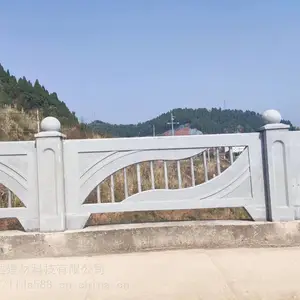 铸造石栏杆 仿石护栏 桥梁人造石护栏 青石栏 杆