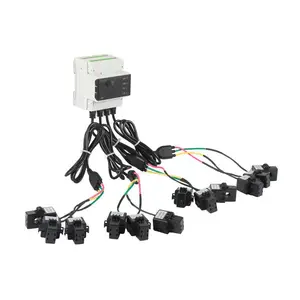 安科瑞ADW210-D24-4S导轨式多回路电表带互感器24mm复费率电能统计谐波分析