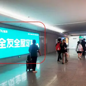 许昌东站高铁广告_许昌高铁站灯箱广告_进站出站通道灯箱广告投放