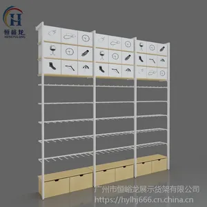 广州钢木货架文具展示架生产厂家